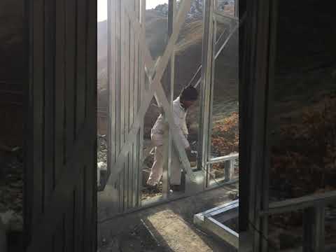 نصب ديوار سازه ال اس اف