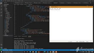 Part 1, one page website using django
