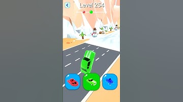 Shape-shifting Funny Race All Level Gameplay Walkthrough Master Level #254 BeamNG.drive #Shorts