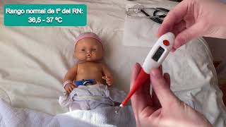 Control de signos vitales en RN