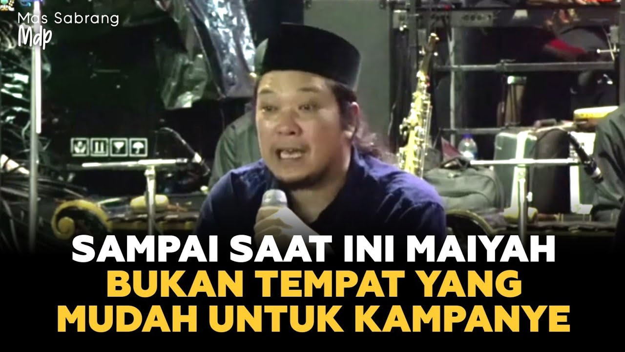 Mas Sabrang MDP - kamu masuk kandang kambing tidak akan jadi kambing