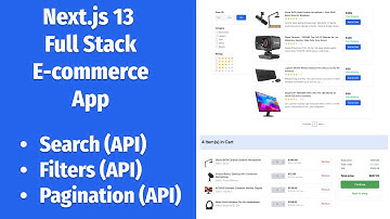 Next.js 13 Full Stack E-commerce App #5 | Backend Search, Filters & Pagination
