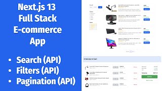 Next.js 13 Full Stack E-commerce App #5 | Backend Search, Filters & Pagination