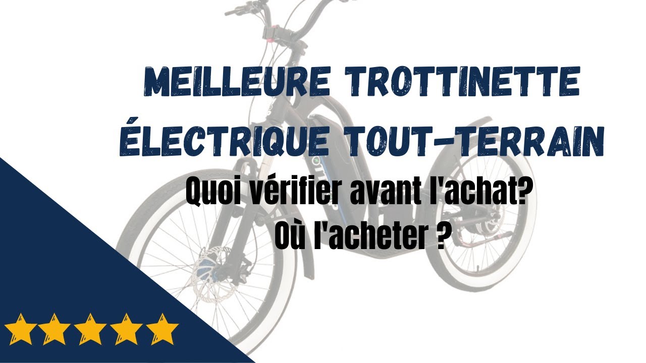 TroTTE 241 - Trottinette Tout-Terrain Electrique 