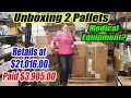 Unboxing 2 pallets & We Got Medical Equipment & other fun items - Check out what I have! - Reselling