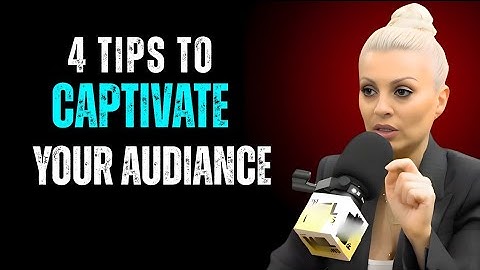 4 Tips to Improve Your Public Speaking |Captivate Your Audience | Evy Poumpouras MOTIVATIONAL SPEECH