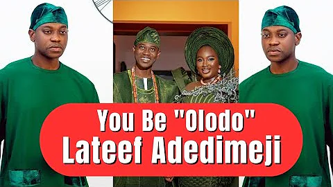 Outrage As Nollywood Actor Lateef Adedimeji calls Out His Wife Mo Bimpe.