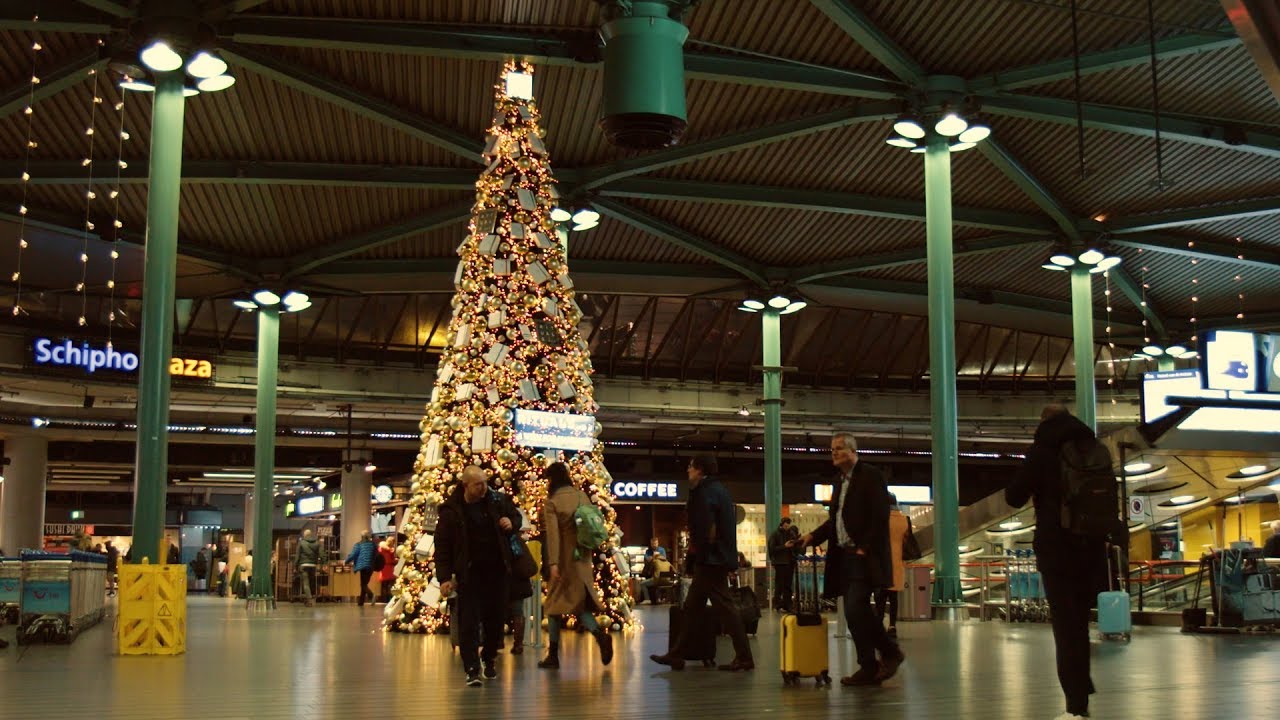Christmas at Schiphol Airport