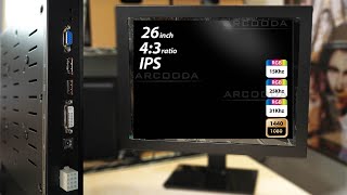 Arcooda 26" 4:3 LCD Arcade Monitor Testing