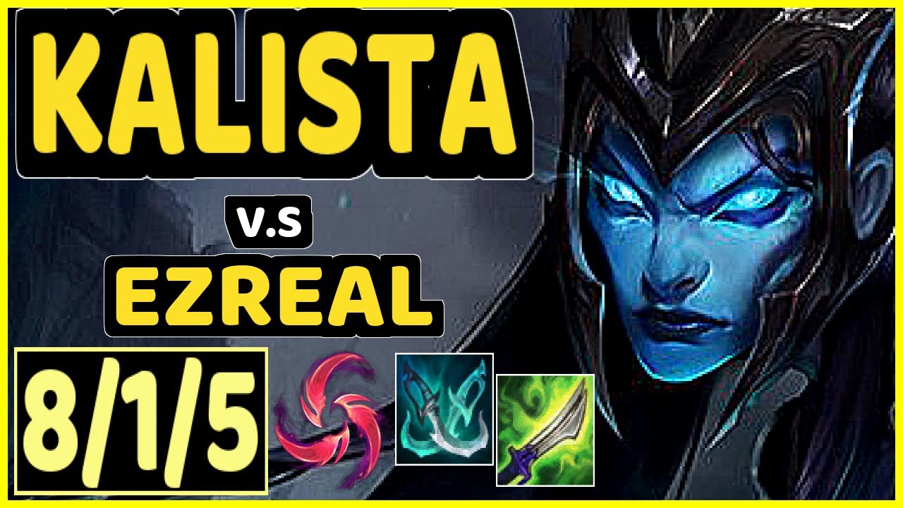 BRTT (KALISTA) vs EZREAL - 8/1/5 KDA BOTTOM ADC CHALLENGER GAMEPLAY - BR
