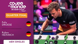 2022 Itsf World Cup - Men Singles Quarter-Final - Ruben Heinrich Vs Felix Droese 