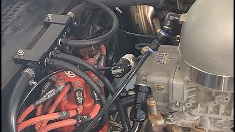 Blow Through Carburetor Vacuum and Boost Reference Hose Line Routing