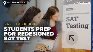 Students prepare to take redesigned digital and adaptive SAT.