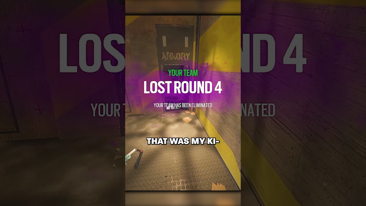 The enemy Kapkan stole my kill... maybe gun game was a bad idea #shorts #r6 #r6siege #siege #r6clips