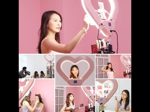 Unboxing of Our 20inch RGB 360 degree Heart Shape Ring Light With 3 Phone Holders @TheOrdinaryGift