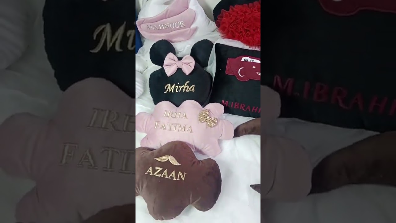 Different Shaped Baby Cushions | Handmade Nursery Decor Cushions – Gultaaz