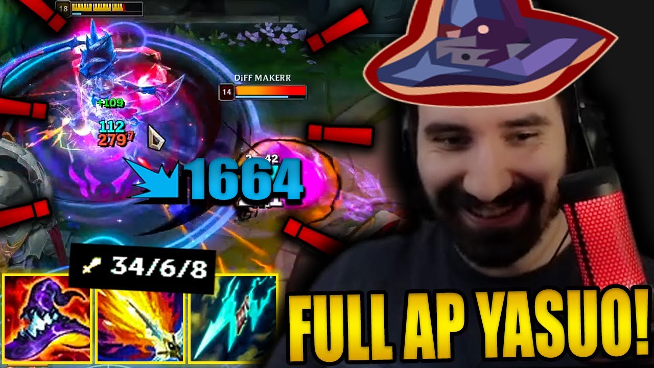 FULL AP YASUO NA TYCH ITEMACH MOŻE ZABIĆ NA SAMO E+Q 😎😎😎