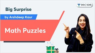 Math Puzzles | Arshdeep Kaur | Unacademy 9 and 10