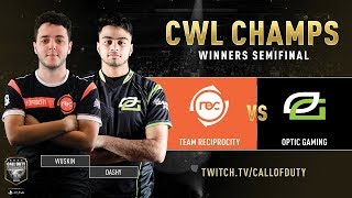 Team Reciprocity vs Optic Gaming | CWL Champs 2019 | Day 4