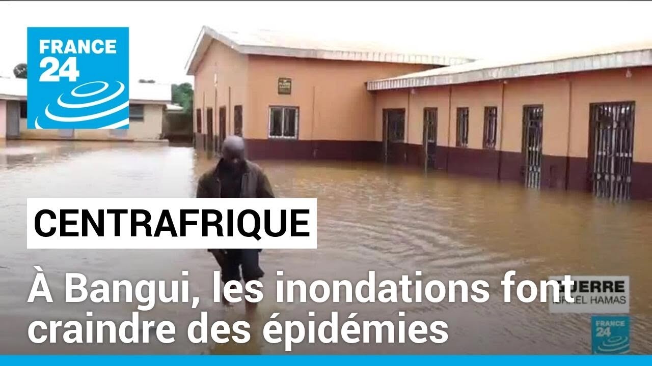 Centrafrique   Bangui les inondations font craindre des pidmies  FRANCE 24