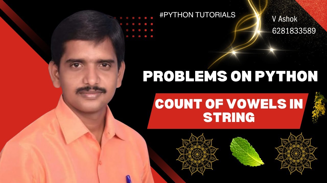 🔤 Count Vowels in a String Using Python | Beginner-Friendly Tutorial ...