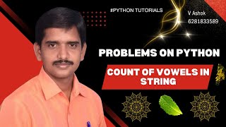 π€ Count Vowels in a String Using Python | Beginner-Friendly Tutorial
