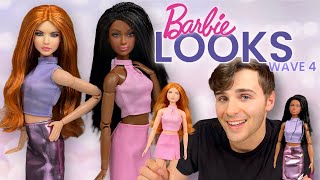 Barbie Looks WAVE 4! Unboxing & Review + Do the Clothes Fit Other MadeToMove Dolls Bodies? #20 & #21