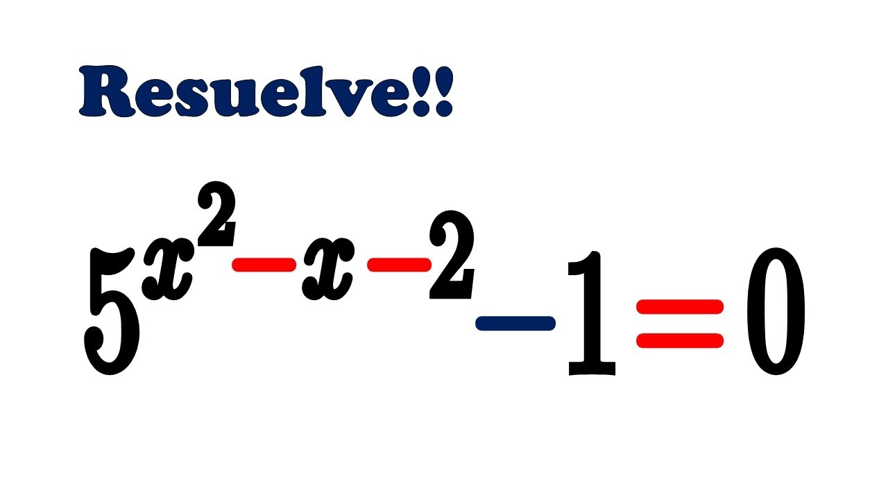 Ecuaciones Exponenciales con Exponente Cuadrático | Método Fácil