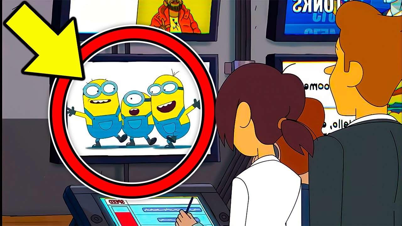 16 REFERENCES to DESPICABLE ME & MINIONS in Other Cartoons and Movies!