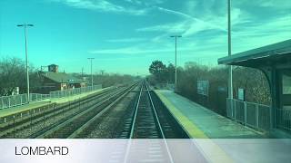 Bonus Movie #1 Metra Train Cab Car Ride On The UPW Line From Elmhurst To Elburn On December 22, 2019