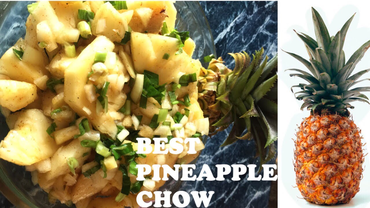 QUICK & EASY PINEAPPLE CHOW TRINI RECIPE🍍 YouTube