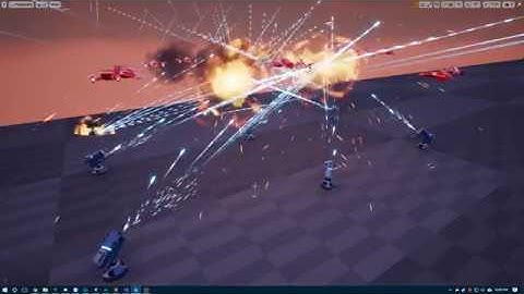 Future Cop LAPD - Laser light show