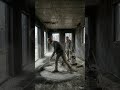 Burnt Structure to Dark Minimalist Concrete House | Industrial Transformation