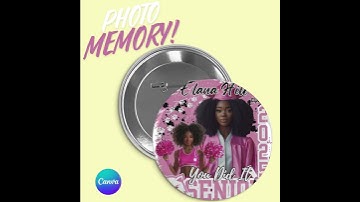 Make Custom Graduation Buttons in Minutes #canvadesign #canvatemplates #crafter