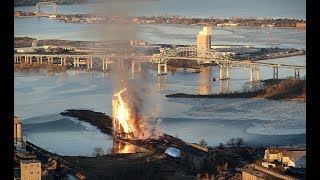 Fire at Superior, Wis., grain elevator