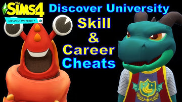 Skill and Career Cheats for the Discover University Expansion Pack