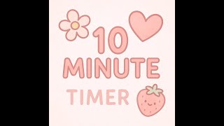 🌸 “Cute Aesthetic 10 Minute Countdown  | Soft Pastel Kawaii Background” screenshot 2