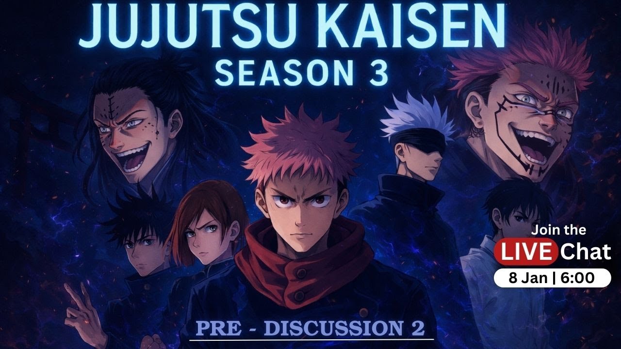 JJK Season 3 Pre-Discussion (2 LIVE) | Join the Cursed Talk 😈 | 