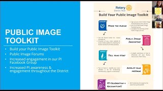 Public Image Presentation by Amy Sheller, D7430 Public Image Chair