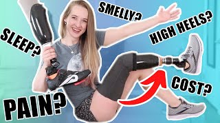PROSTHETIC LIMBS!? Amputee Explains Everything You've *NEVER* Wanted To Ask!