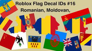 Roblox Flag Decal Image IDs #16 - Romanian, Moldovan, Transnistrian.