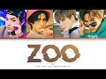 OT4 Version NCT ZOO Lyrics 엔시티 주 가사 Color Coded Lyrics Eng Rom Han 가사 OT4 Version NCT ZOO Lyrics 엔시티 주 가사 Color Coded Lyrics Eng Rom Han 가사