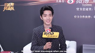 Sina Entertainment Weibo updated: Xiao Zhan ✖️ Sina Entertainment interview is here.