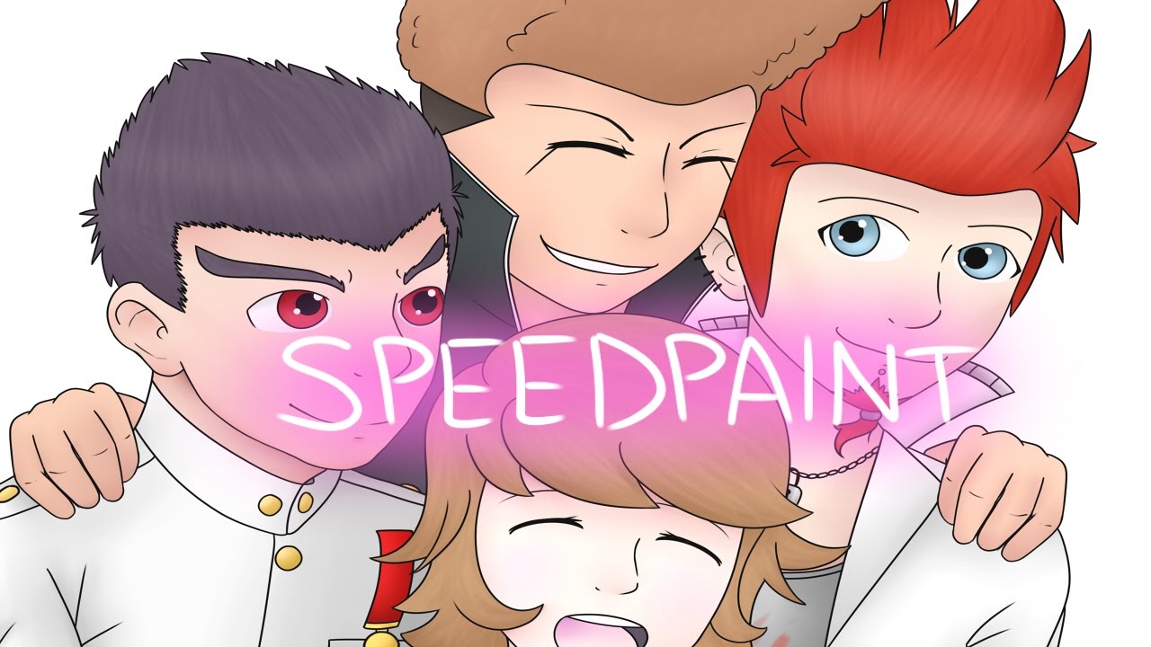 Danganronpa crew [SpeedArt]