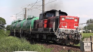 【４Ｋ】関西本線貨物列車 (DD51、DF200) 2019年9月10日