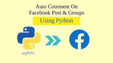 Auto Comment On Facebook Post | Python | Marvelous Programmer