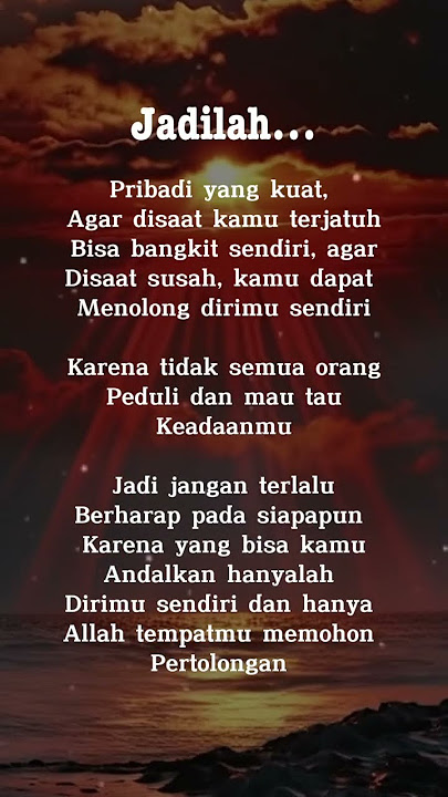 Jadilah pribadi yang kuat #shortvideo #quotes #motivasi #shorts