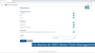 WEG Digital Solutions - Como alterar minhas preferências no WEG Motion Fleet Management