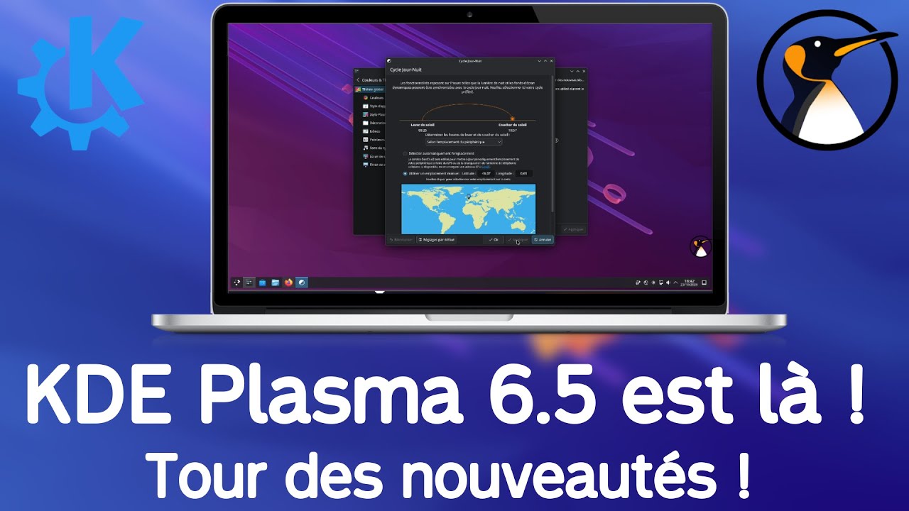 KDE Plasma 6.5 est là ! Tour des nouveautés ! - YouTube