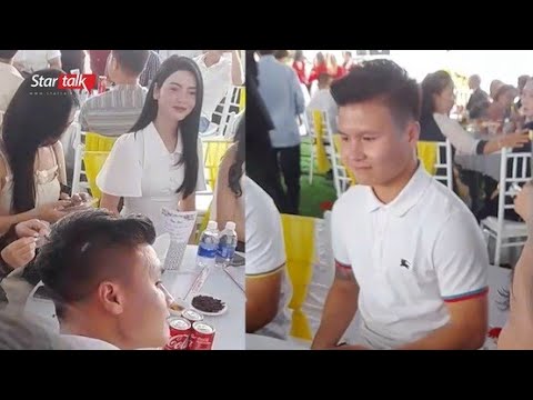 Video Quang Hải đưa bạn gái đến dự đám cưới Hồ Tấn Tài - youtube